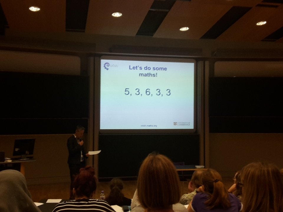 nrichmaths's tweet image. Ems kicks off the NQT day asking what people notice about the set of numbers.