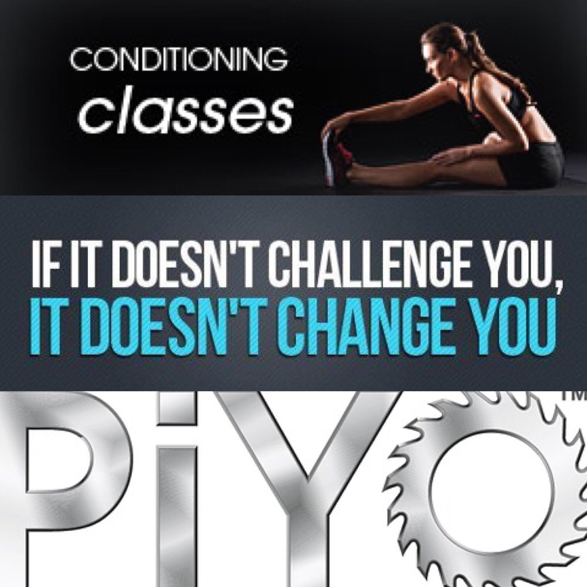 Wed 10-11 #Mearns Academy Body Conditioning followed by #PiYo,calorie burning,body sculpting to raise the heart rate
