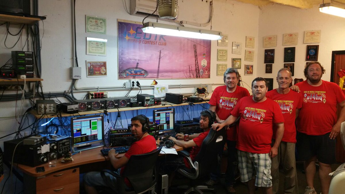 ED1R_Contest's tweet photo. As last years our Team was active as #EF4HQ in IARU 2016 Nice HQs competition #hamr @ure_es @ea1yo @EAContestClub https://t.co/hxZkGmjUeT