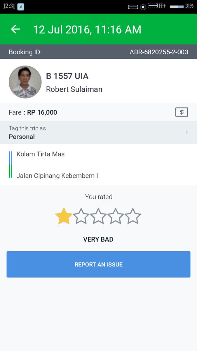 Grab Indonesia Pa Twitter Boleh Dibantu Screenshot Booking Id Nya Bisa Anda Temukan Melalui History Riwayat Dalam Menu Aplikasi Grab Terima Kasih