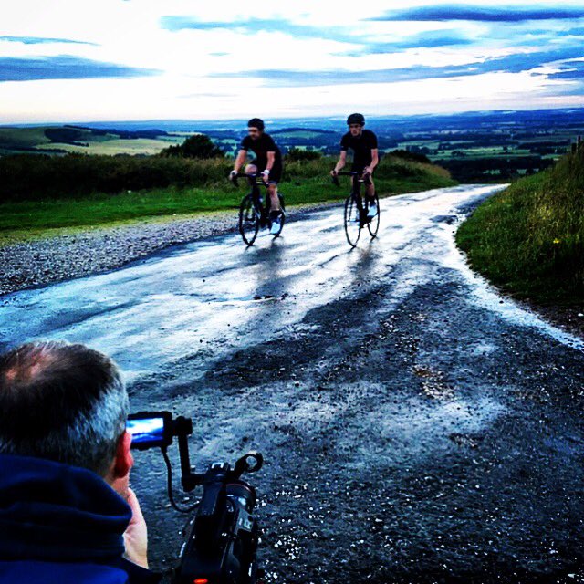 bikepackist's tweet photo. Filming with @BIKEchannelUK lovely morning over the Southdown's! #cycling #lotsofsheep https://t.co/KDZ26N8EUH