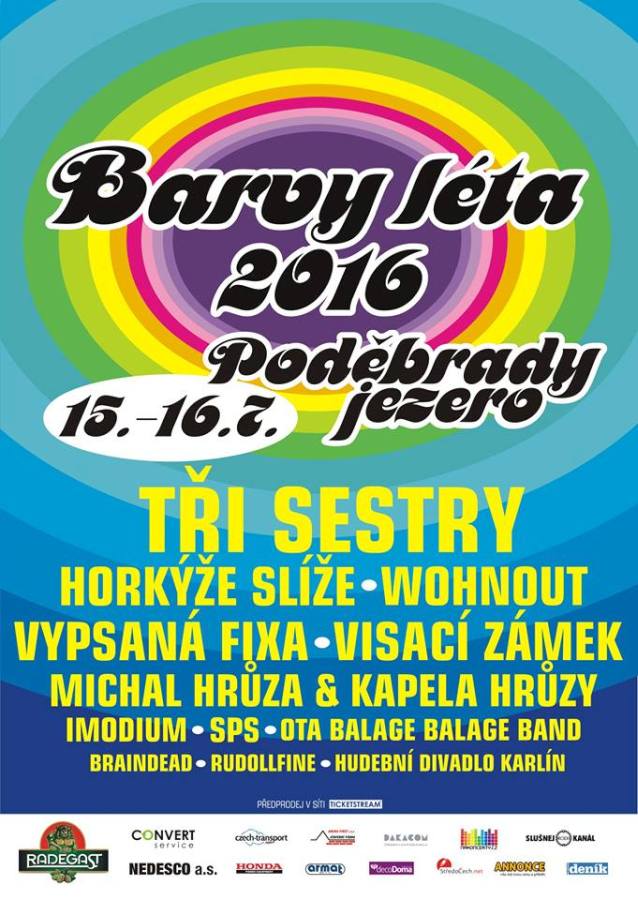 Barvy léta / 15.–16. 7. 2016 / Poděbrady / #léto #jezero #festival #bigbít #punk #czechmusic #slovakmusic #Polabí