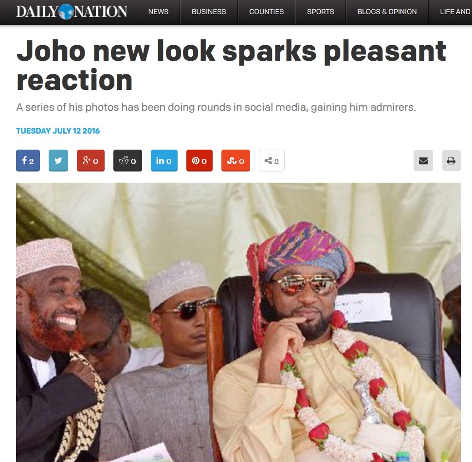 KenyanFilmGuy's tweet photo. This story is 400 words.@dailynation, @HassanAliJoho 's beard is worth that much space?Ama leo kumekauka? #Isokey https://t.co/wdrgqmcWMG