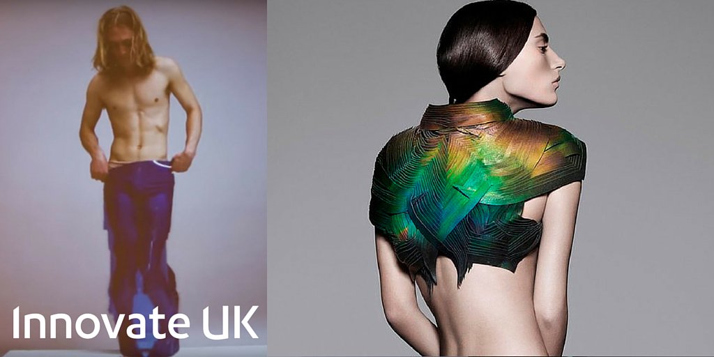 innovateuk's tweet image. Self-cleaning clothes or invisible #wearabletech, where will #fashtech take us in the future ow.ly/WDKn8