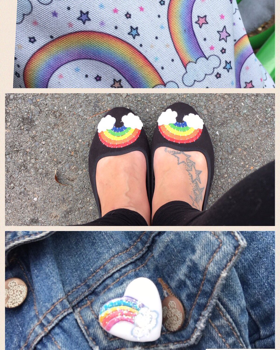 beaglemumofone's tweet photo. It's a rainbow type of day. #jillyjilly #hettyanddave #simplyquitepeachy https://t.co/p0bGXIBR4w