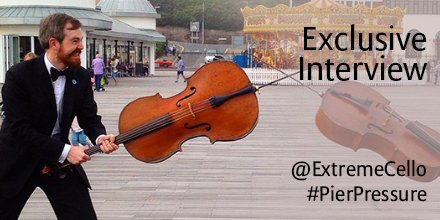 AllianzMusic's tweet photo. We got to know @ExtremeCello in our exclusive interview » https://t.co/HXslLLF8xz #PierPressure #ExtremeCello https://t.co/GZMH8gLzJ0