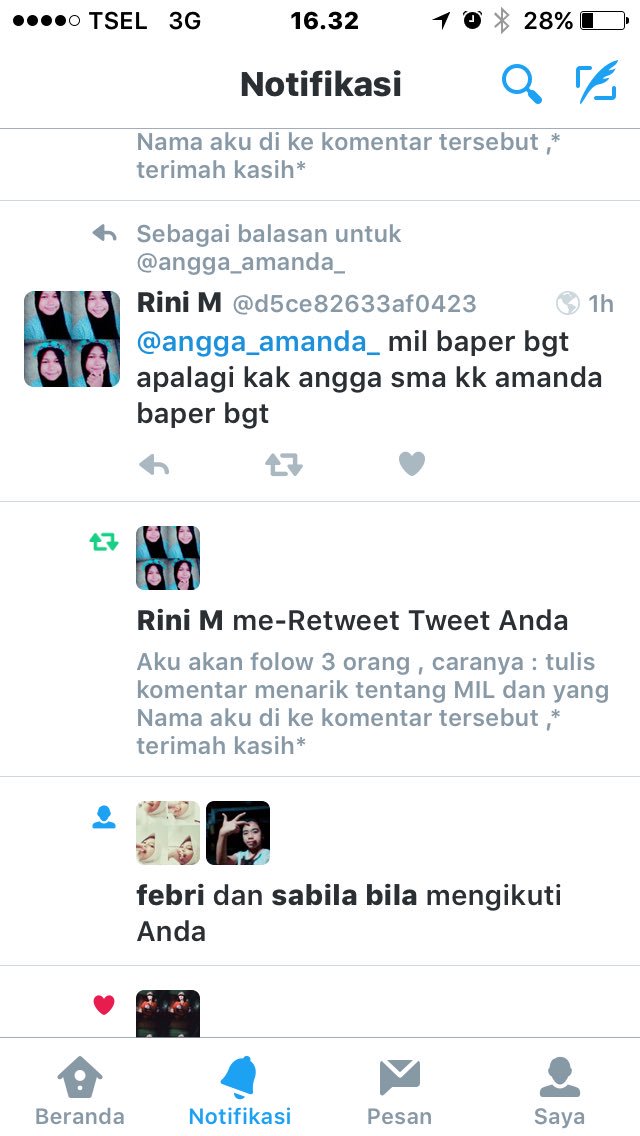 angga_amanda_'s tweet photo. Jadi yang menang Rini M atau @d5ce82633af0423 . Selamat ya,,,🎉 https://t.co/Xo5JzlX7iz