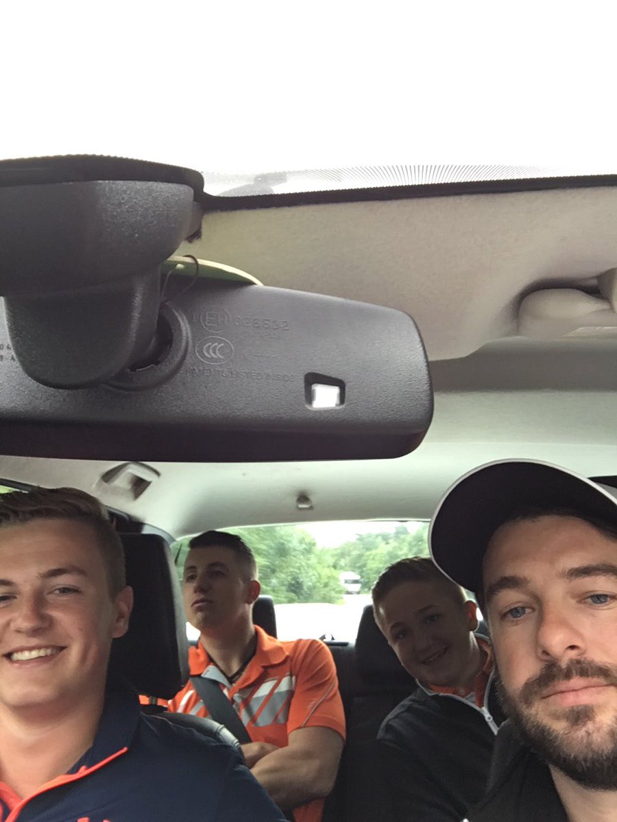 jpickardgolf's tweet photo. Pro am team for @StMellion today, on route and can't wait!! Let's go get Beaten up!!! #teamhoniton https://t.co/o9SbHmPNin