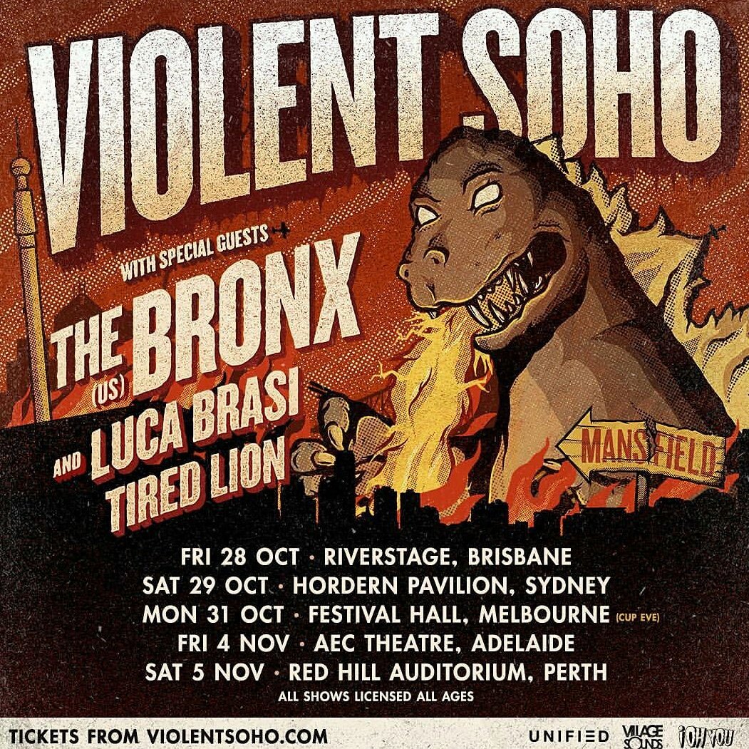lucabrasitassie's tweet photo. So stoked. Tix on sale Friday! @violentsoho @the_bronx @TiredLionBand https://t.co/SMDc4B6srC