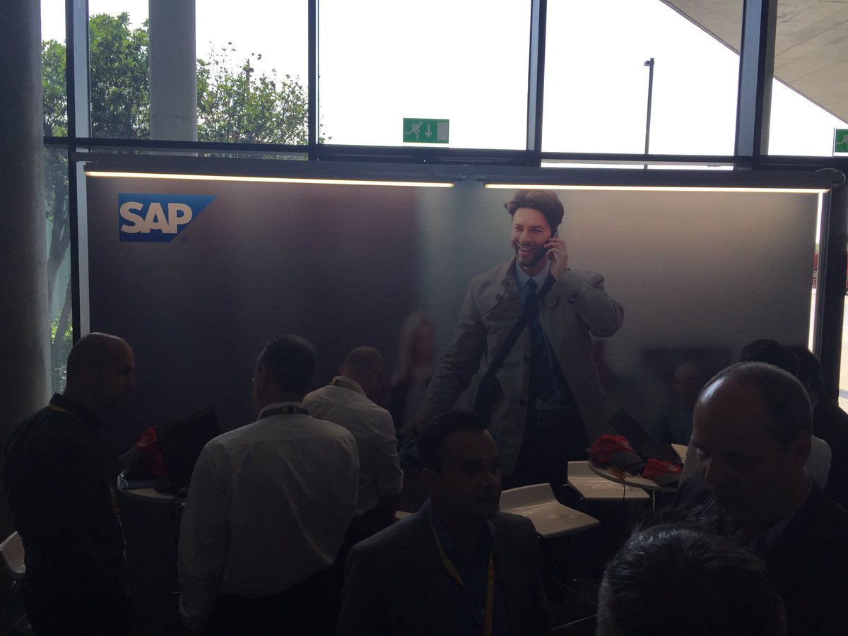 UweErdtmann's tweet image. SAP on site at the TA Cook event floor #sapfss #saptms