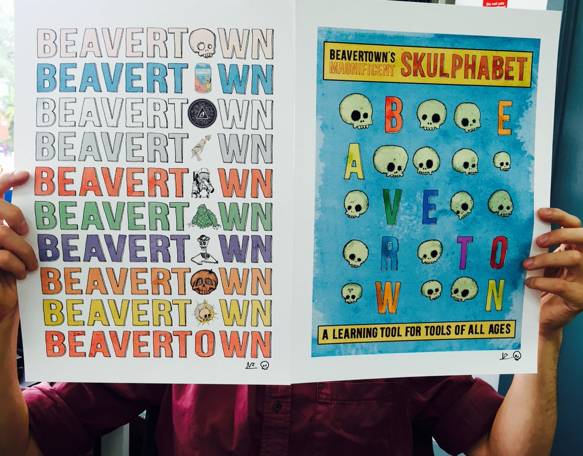 BeavertownBeer's tweet image. Limited edition alert! 30 prints, 
signed by the artist himself. Which one of these two should we start out with?