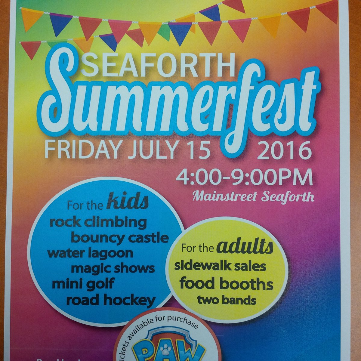 A great event in an amazing community. Seaforth Summer Fest this Friday July 15th @MeloHarps <a href="/jenn_ward02/">Jennifer Ward</a> @C4thExp