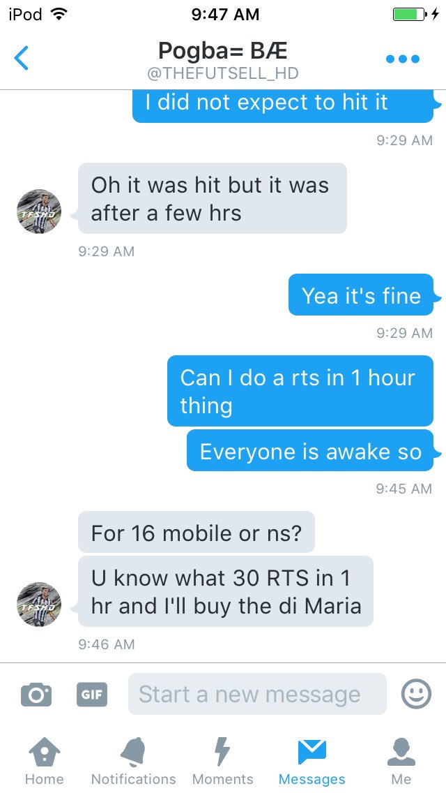 GenerationalLW's tweet image. If this gets 30 Rts in 1 hour @THEFUTSELL_HD will buy my di Maria. It's not very good but it's better then nothing 👍