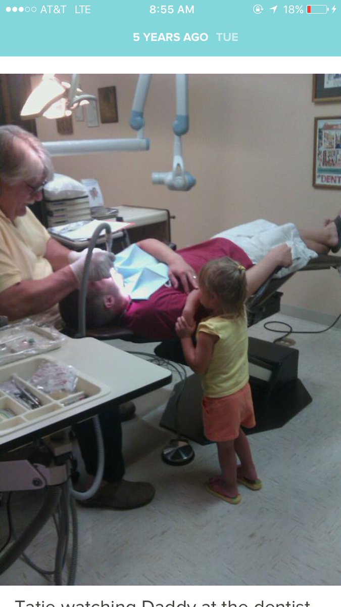 malkarns's tweet photo. Can't handle the cuteness from timehop today! Tatie watching my Dad clean her Dad's teeth! Look how tiny she was!!! https://t.co/EwylyT49G8