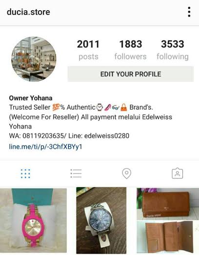 Authentic USA&amp;Europe Branded store Katespade,Michael kors,Gucci,LV
Line:Johana0280/WA:08119203635 IG: <a href="/ducia/">( ͡°❥ ͡°)</a>.store !