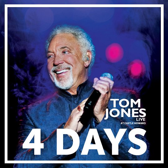 SummerCastleH's tweet photo. Are you just excited as we are? Only 4 days until @RealSirTomJones! #SummerSessions https://t.co/CrYPvfeaZF
