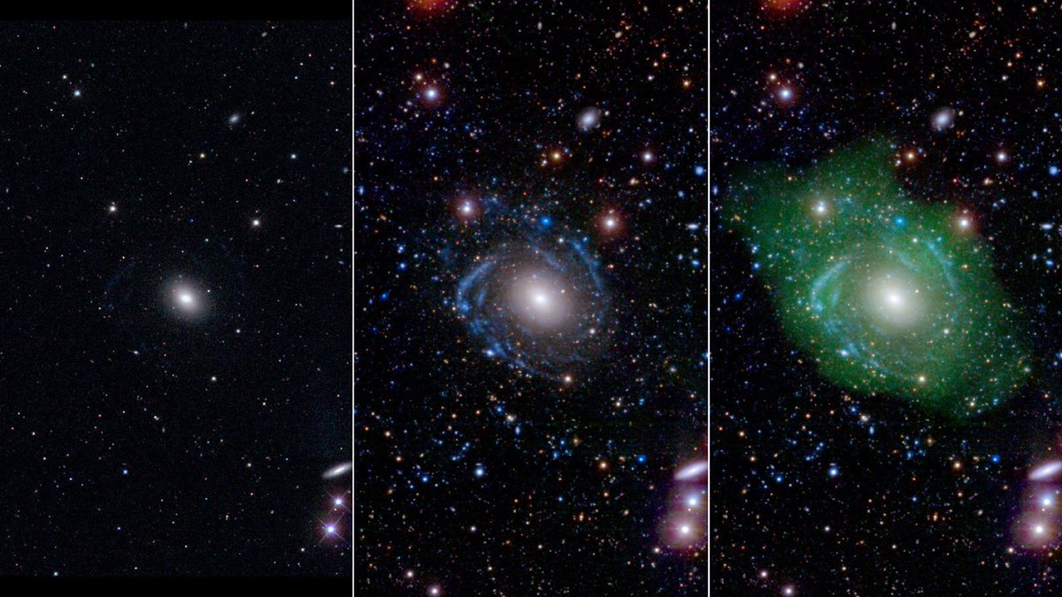 Gizmodo's tweet image. This "Frankenstein galaxy" is made up of spare parts from other galaxies gizmo.do/Q8Jq6pT