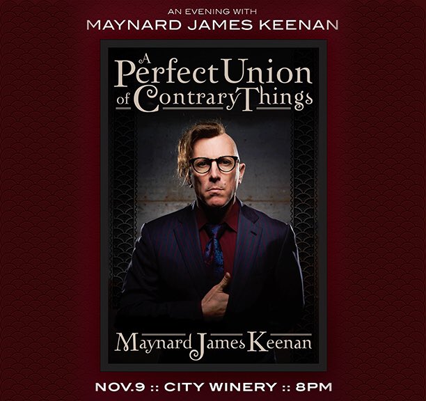 Tool's tweet photo. .the @mjkeenan 1st Biography date in Nashville on sale Friday. https://t.co/O3LQSwmfyP
 VIP:
https://t.co/D36bLgwtbN https://t.co/C6Es9f33Q3