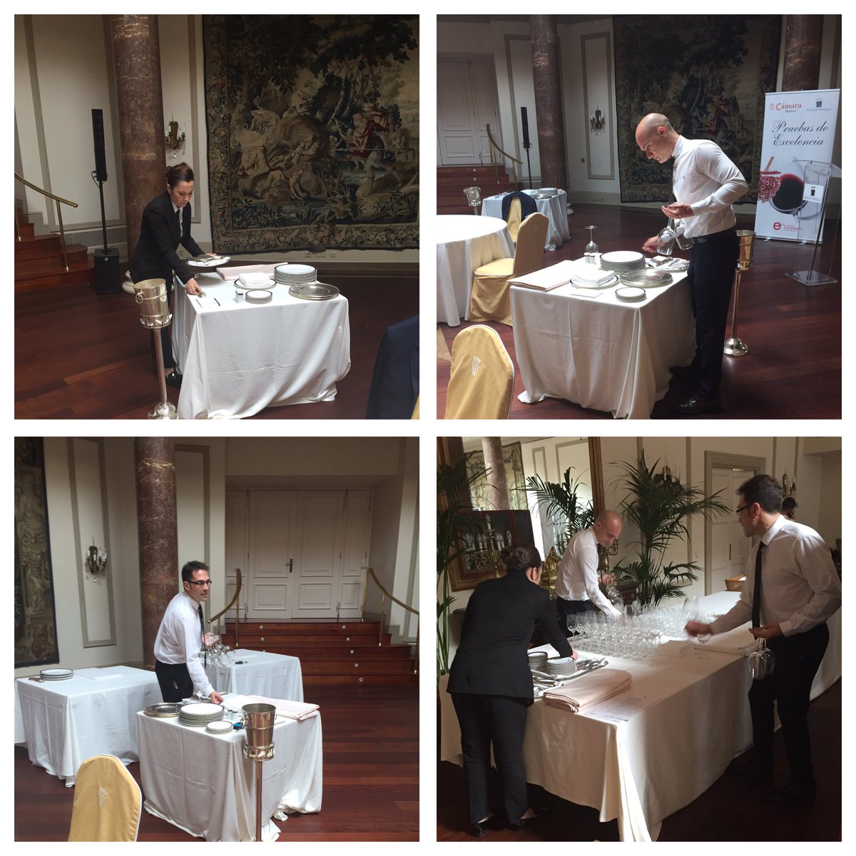 IFEhosteleria's tweet photo. Hoy celebramos la Prueba de Excelencia XIV Curso de #Maestresala. @HotelWellington @CamaradeMadrid #ifehosteleria https://t.co/4F7kXI4v1C