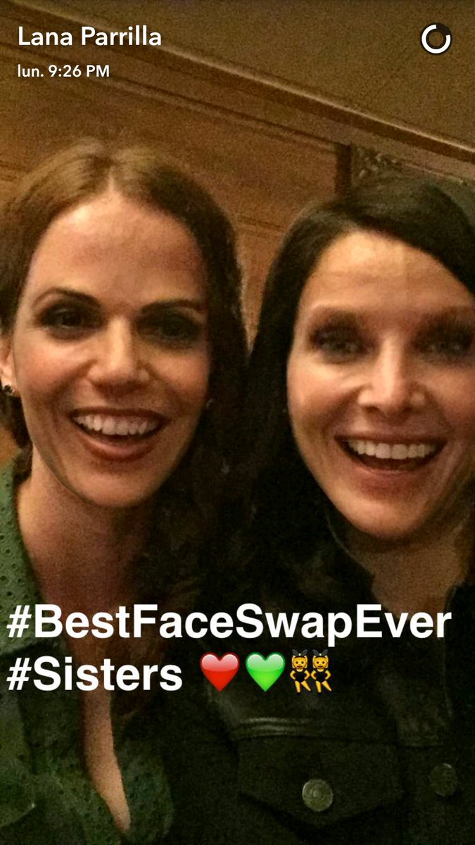 OUATCastSnaps's tweet image. [NEW] @LanaParrilla 's snapchat story.