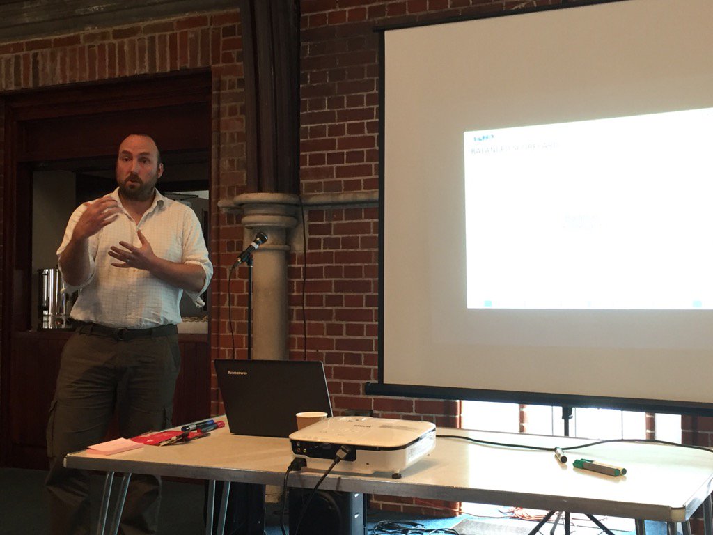 Matt talking <a href="/RCPLondon/">RCP</a> #futurehospital <a href="/RespiratorySWBH/">Respiratory SWBH</a> leading the way at this national event