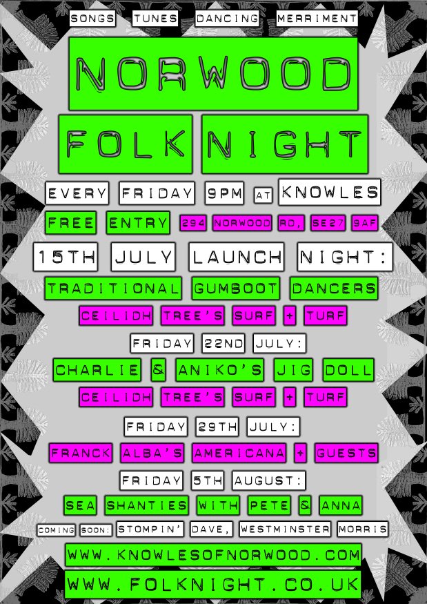 All the music! Our artist showcase on Thursday followed by Friday Folk Night. Get your dancing shoes on #music #folk