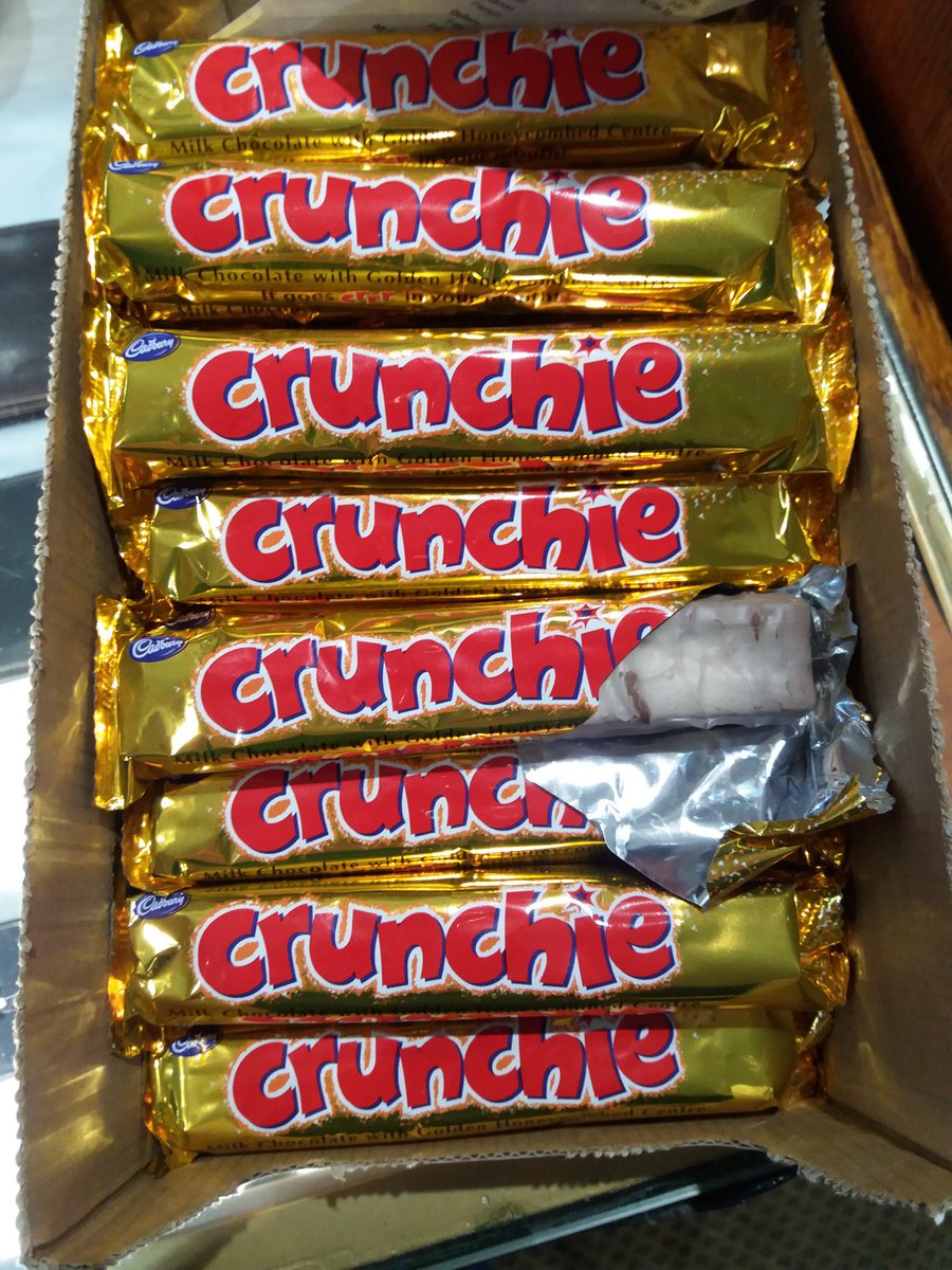 MickeyBlue42's tweet photo. #cadbury_sa #crunchie Expiring middle #August . Returned by customer.would you eat that ? #gaborone #Botswana #fail https://t.co/7r9LXHhH24