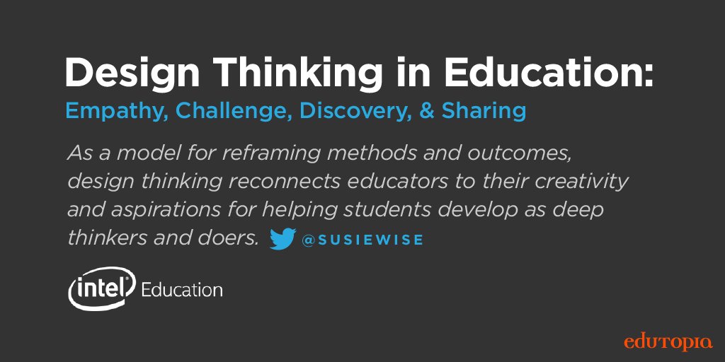 edutopia's tweet photo. Why you should embrace design thinking in your school culture: https://t.co/M1LurnyABL. #DesignThinking https://t.co/861JPHiBom