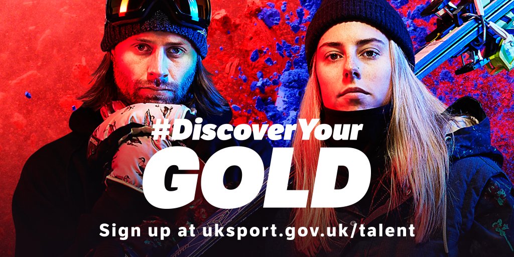 SnowIndGB's tweet photo. Park &amp; Pipe to be part of #DiscoverYour Gold – a search for future champions launched today by @uk_sport &amp; @eis2win https://t.co/ozi8D0ixVs