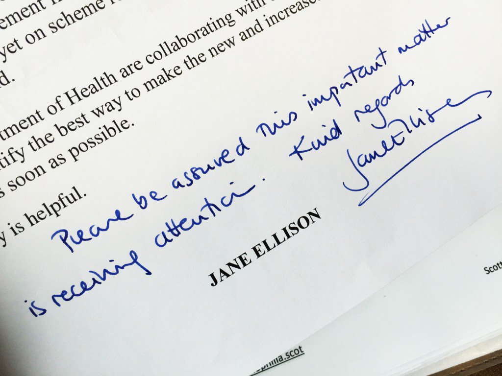 HaemophiliaScot's tweet photo. Jane Ellison MP’s latest #contaminatedblood letter https://t.co/pDdXlsiB5S https://t.co/Ep8MDRnVEr