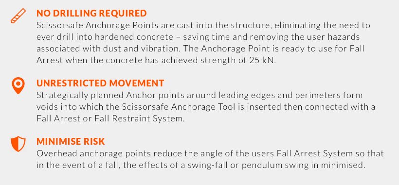 ScissorsafeLtd's tweet photo. 3 key and unique features of our #Scissorsafe Anchorage Tool #innovation #Construction https://t.co/K5TzQrpPne