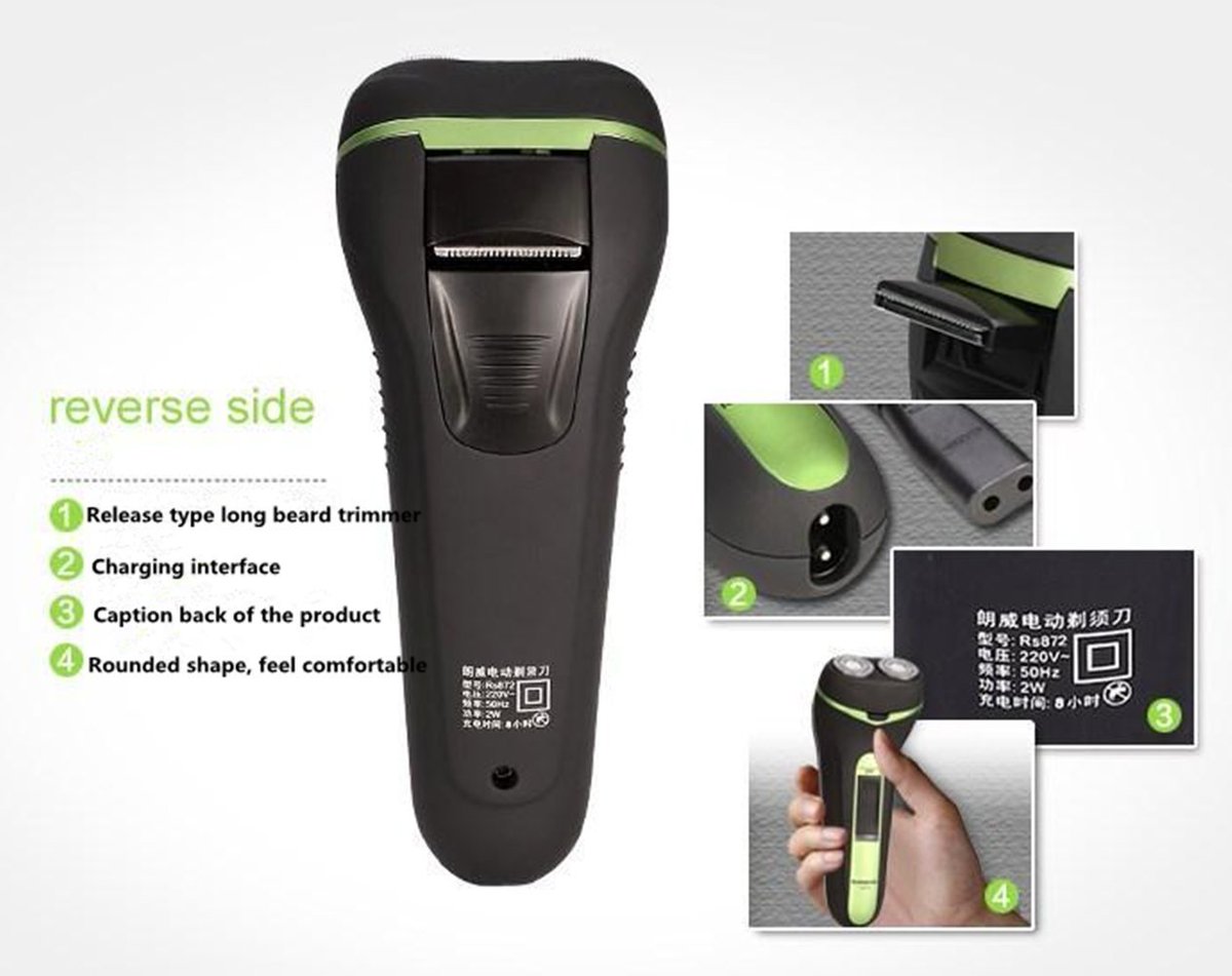 Xagoo Rotary #electricshaver for men's/Get Smooth and low-friction skin glide to minimize irritation.