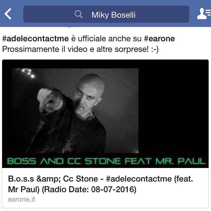 mikyboselli's tweet photo. #adelecontactme official on #earone #comingsoon The #funny #video and many #news #summer2016 #estate2016 #djboss https://t.co/0Tz3JcBKEh