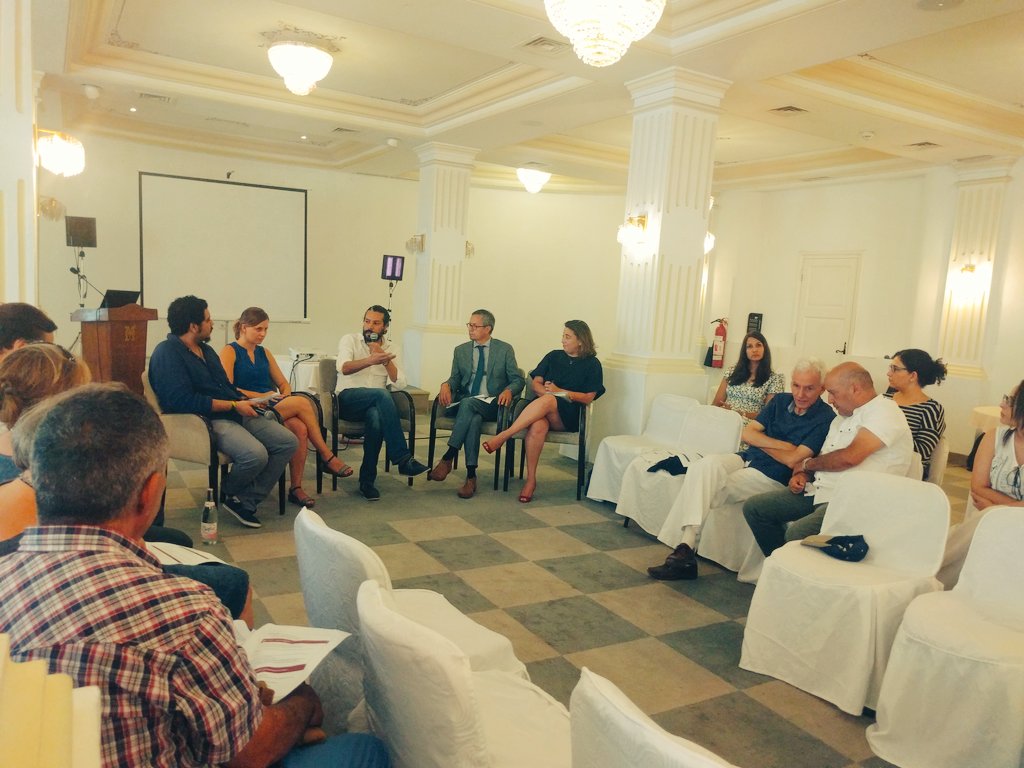 ChaymaMehdi's tweet image. @jazinthecity explique comment #webradar peut contribuer à la mesure d'audience des médias. #Tunisie #MOMTunisia