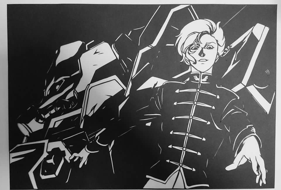 主にガンダムを中心に切り絵つくってます ガンダム好きな人と仲良く