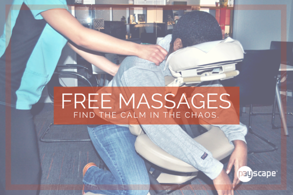 #Wellness in the workplace is where it's at! Especially if it includes a free #massage! bit.ly/1WYG4MS