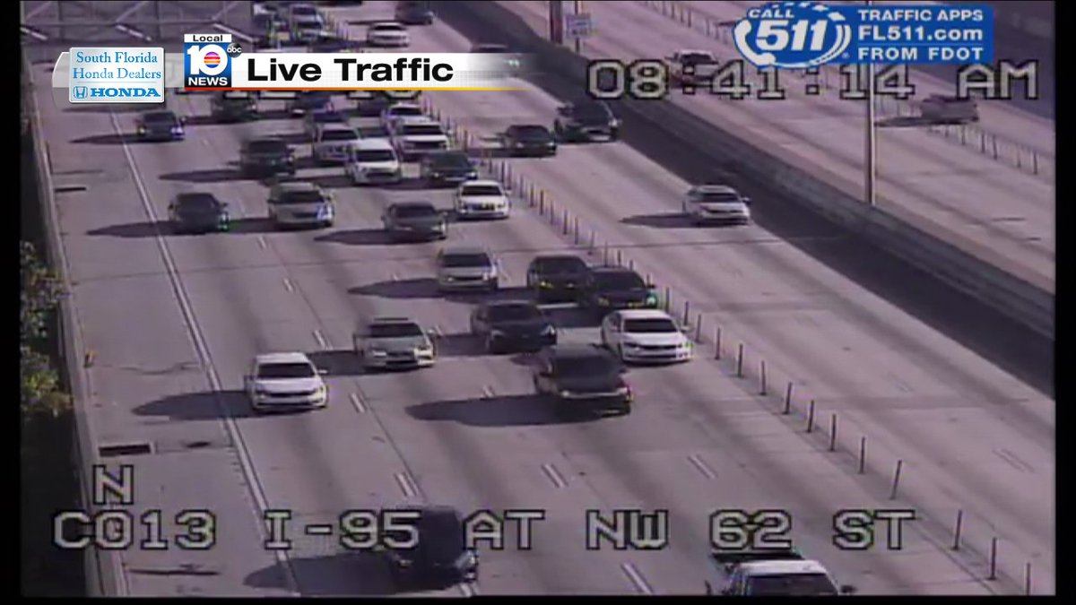 Crash on I-95 SB and NW 62nd St #TRAFFIC #MIAMI https://t.co/hG7dC39d8b