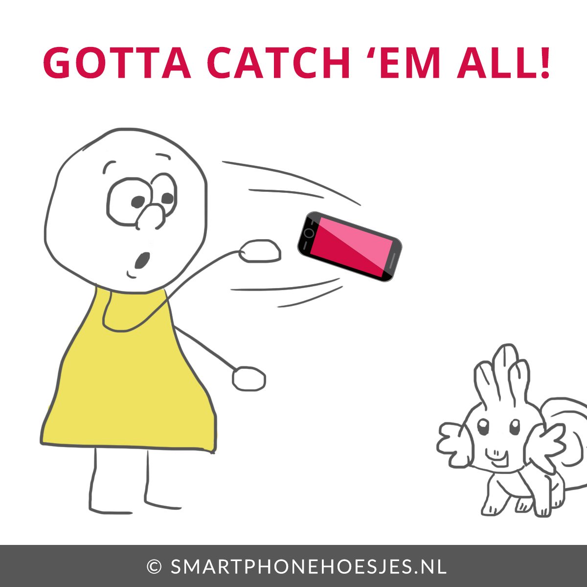 Wie speelt #PokemonGO iets te fanatiek en kan wel een schokbestendig hoesje gebruiken? Retweet! #Gottacatchemall