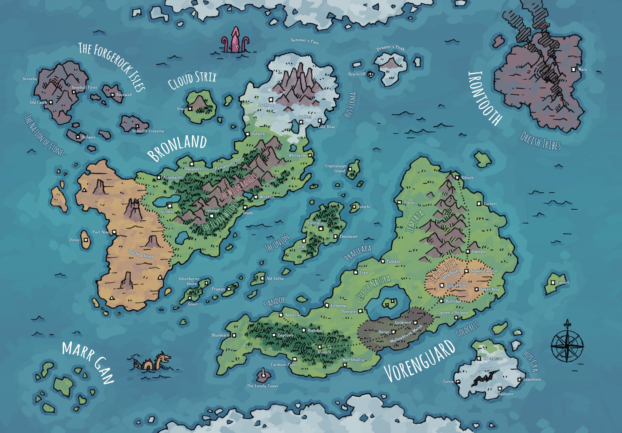 D And D World Map Sanspants Radio On Twitter: "Want To Have A Look At The Updated D&D Is For  Nerds World Map? Of Course You Do! Https://T.co/06Mcnrjb3U" / Twitter
