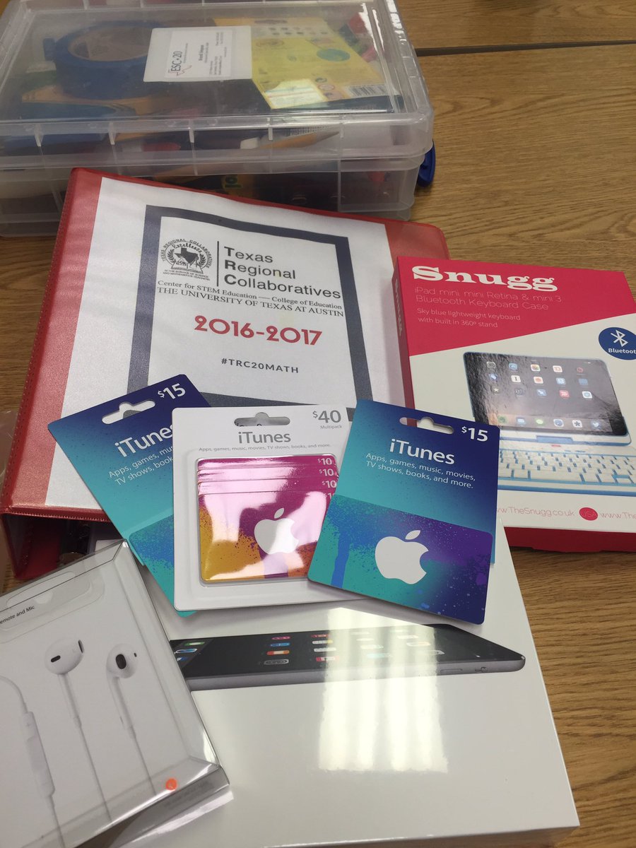 p_estradavega's tweet photo. Talk about Christmas in July! Goodies from #TRC20math #trcollaborative @ESCRegion20 https://t.co/tgiwSw915v