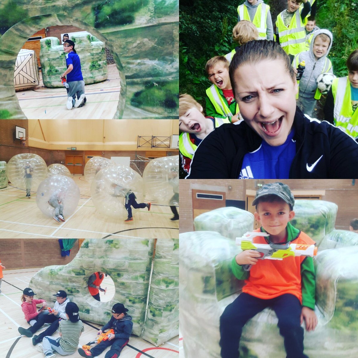 Nerf, bubble balls and outdoor fun at Summer Camp today 🌞🌞