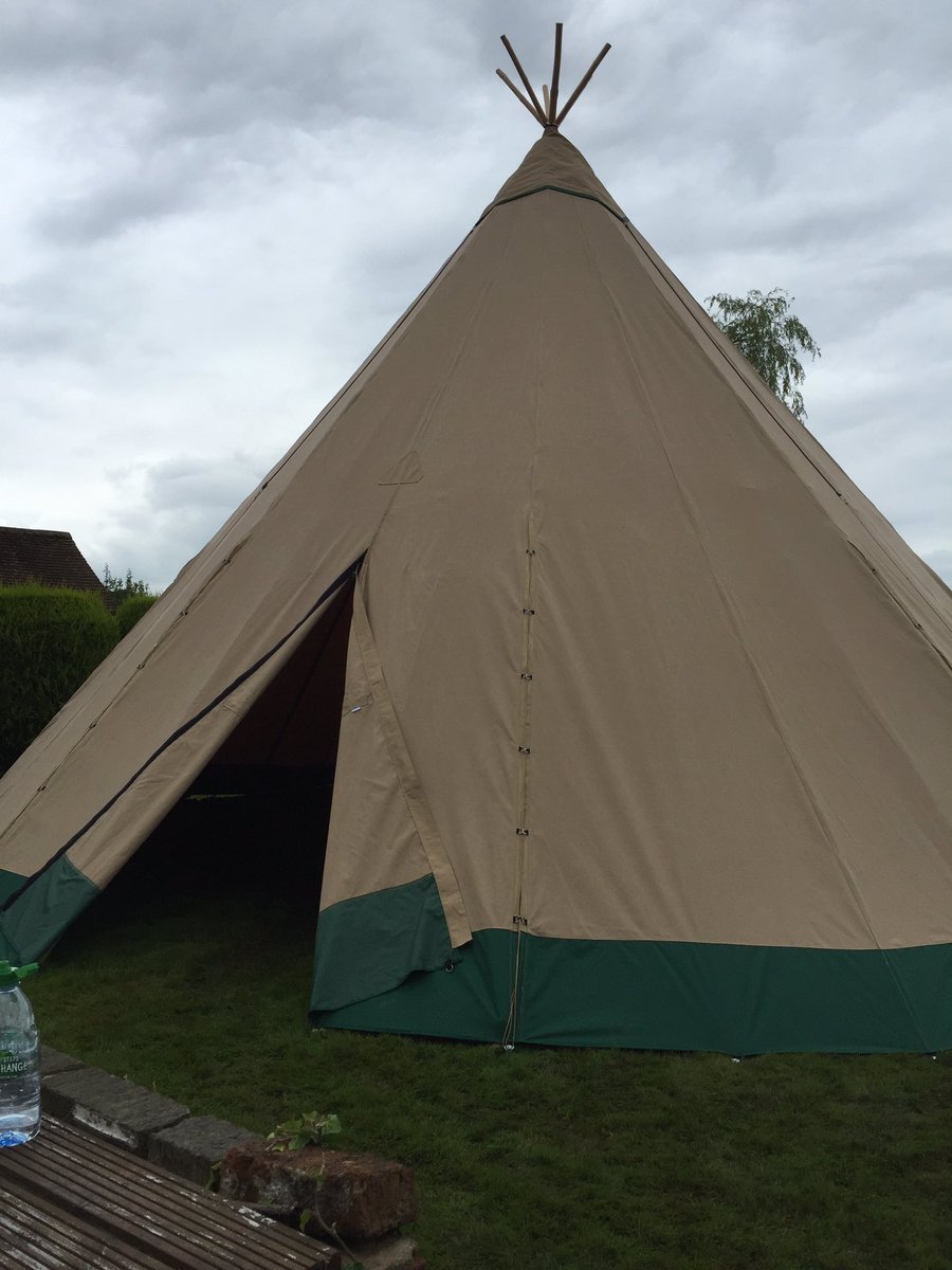 cheshiretipis's tweet photo. One of our Tipis all ready for tonight's 18th birthday party dry hire #tipi #AlderleyEdge #cheshire #events https://t.co/jqZ3gkgzgg