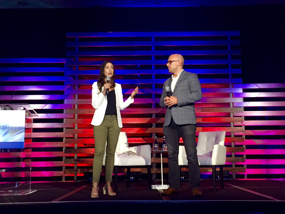 Enjoying <a href="/ErOrange/">Erica Orange</a> and <a href="/JaredWeinerNYC/">Jared Weiner</a> as #omnishopperevent emcees. Not scripted. Conversational and authentic.