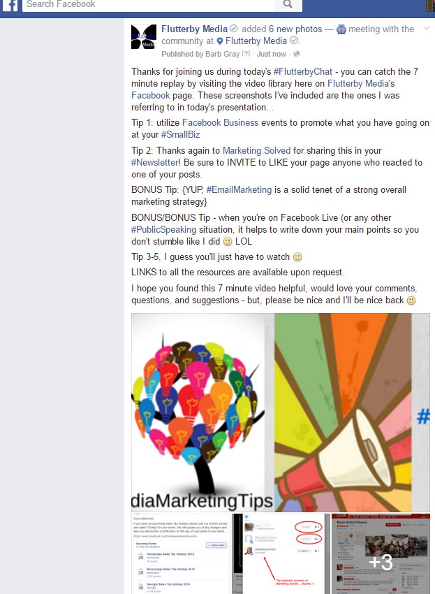 FlutterbyBarb's tweet image. Ok, ok here! ;-) #FlutterbyChat 0712 VIDEO: goo.gl/0y9y0f a| etc: goo.gl/tqCLCi #SocialMediaTips