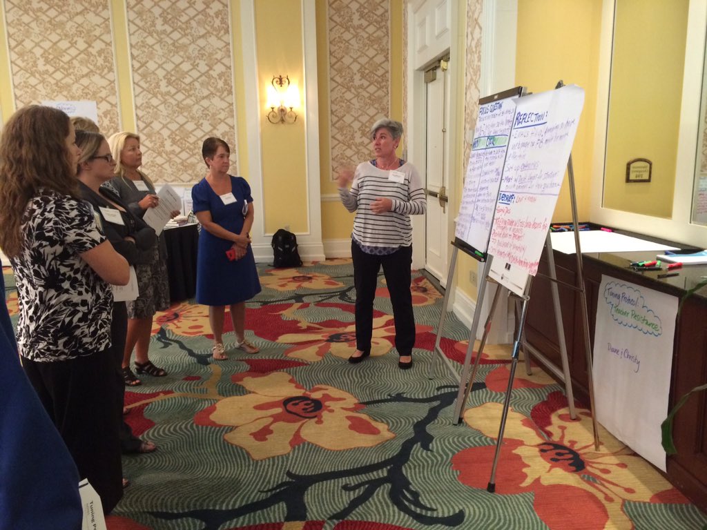 Lots of learning as LEAD Network members shared problems of practice and got feedback from "critical friends"