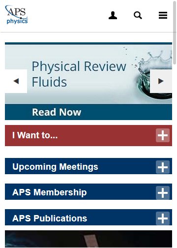 commonspot's tweet image. Check out the new responsive #CommonSpot site PaperThin helped @AmericanPhysicalSociety build.  Nice job guys!