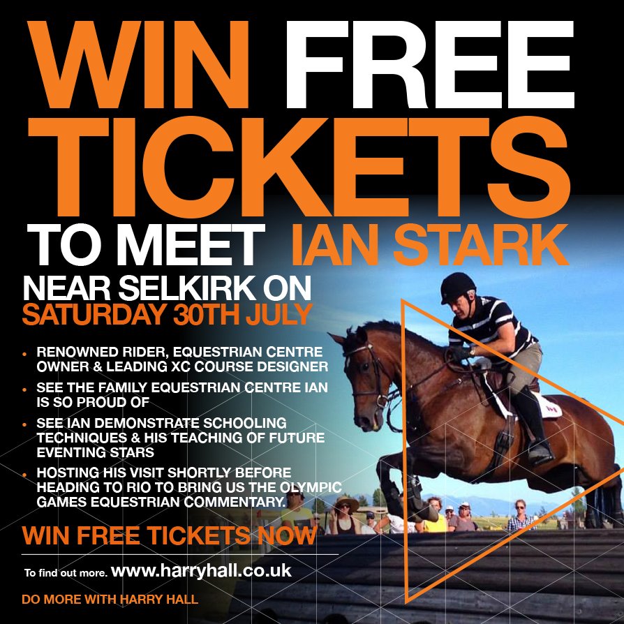 Would you like to meet Ian Stark? Catch him before Rio as he hosts our next Yard Visit! bit.ly/29ntYaC