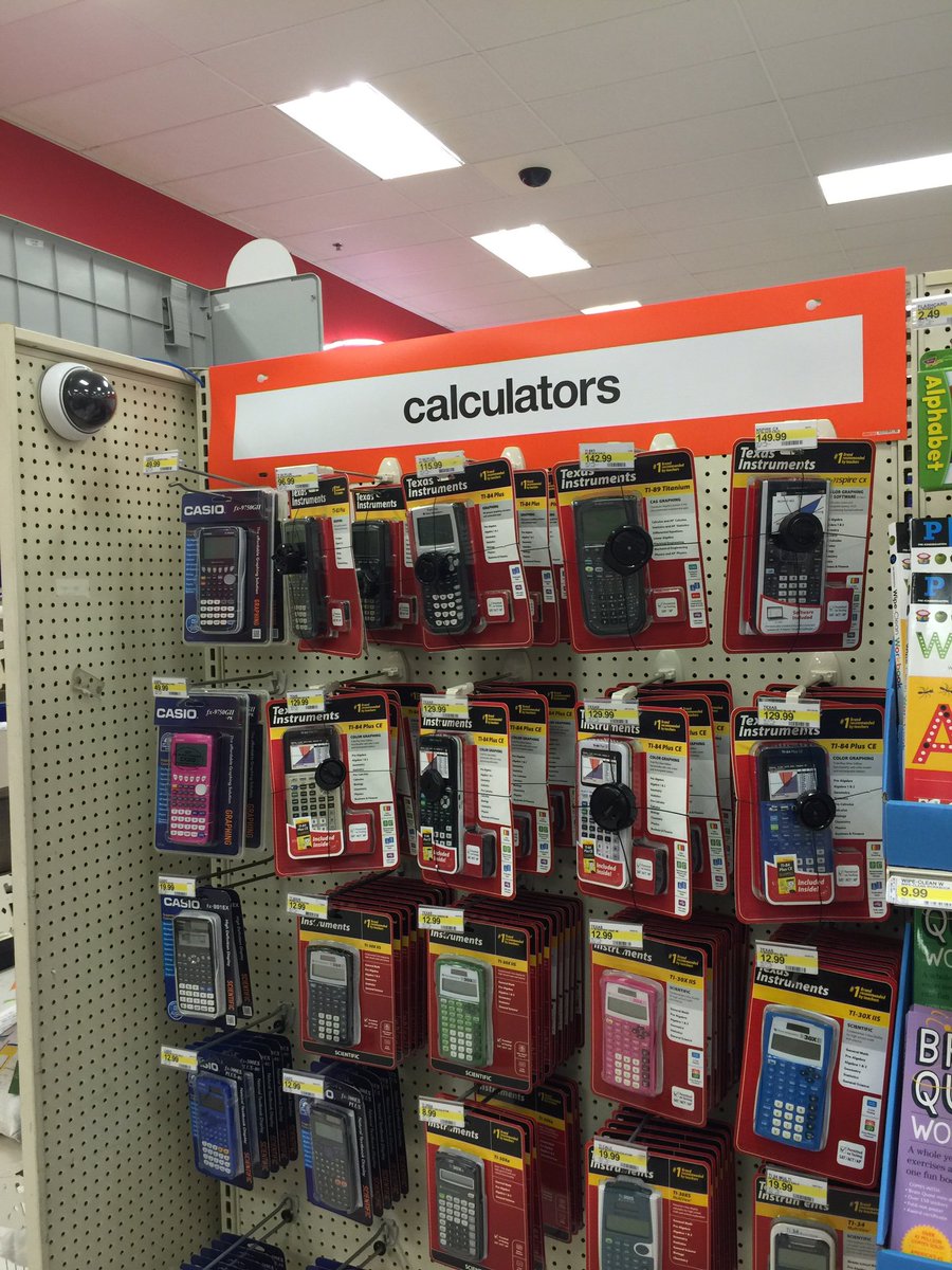 We are not losing any calculators <a href="/1176/">michelle r</a>! #shortage #bts