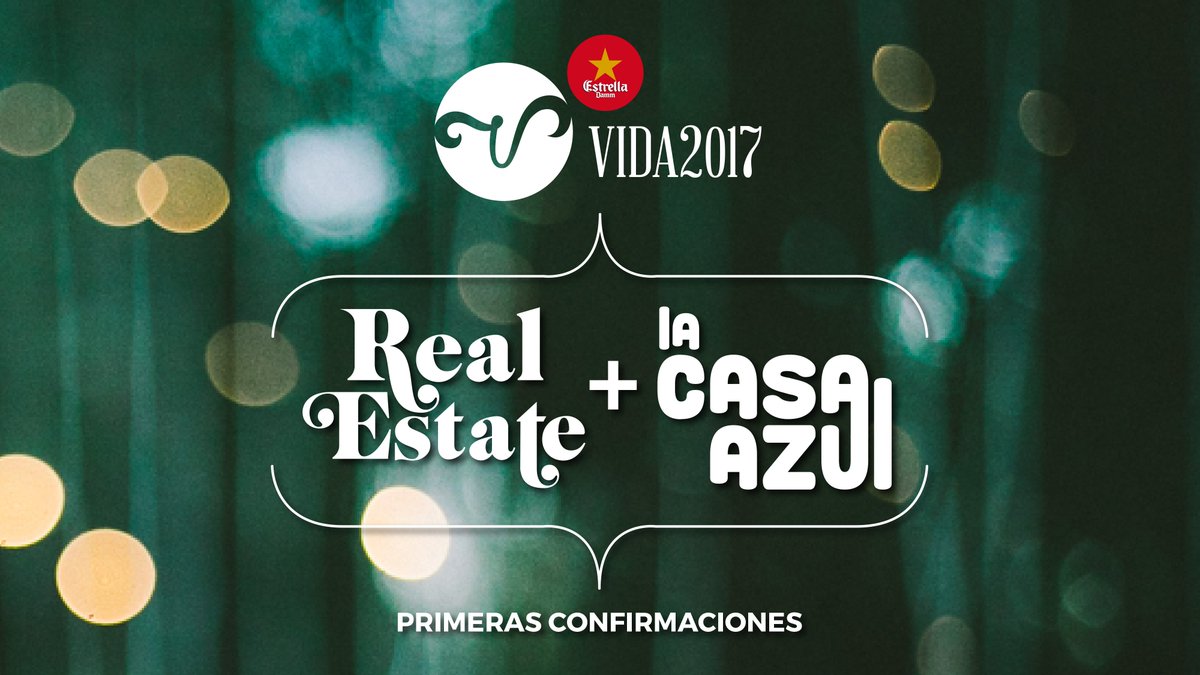 vidafestival's tweet photo. Primeres confirmacions! | ¡Primeras confirmaciones! | First confirmed bands!
#VidaFestival2017 https://t.co/dfOE4AEk9B