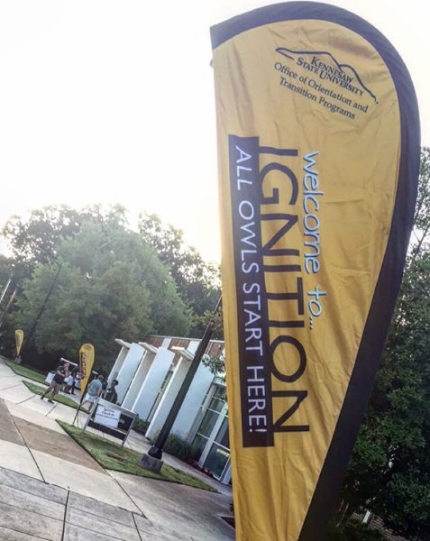 KSUIgnition's tweet image. We are back from our break and are ready to welcome our new owls on the Marietta campus today! #KSUignition